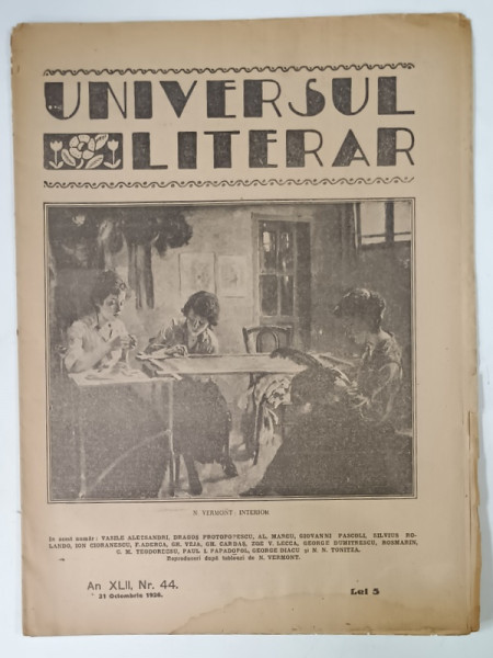 UNIVERSUL LITERAR , No. 44 , 1926