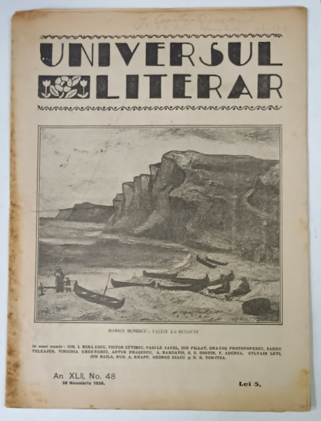 UNIVERSUL LITERAR , No. 48 , 1927