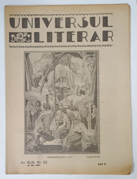 UNIVERSUL LITERAR , No.22 , 1927