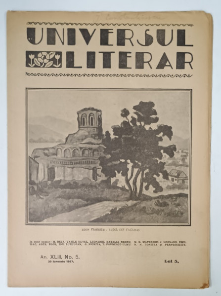 UNIVERSUL LITERAR , No.5 , 1927