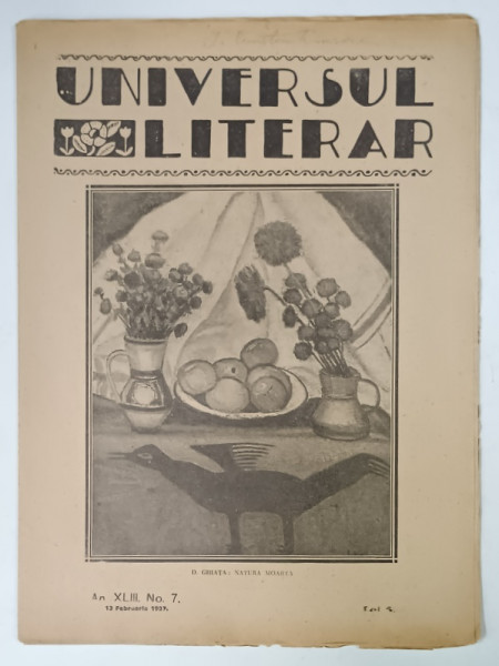 UNIVERSUL LITERAR , No.7 , 1927