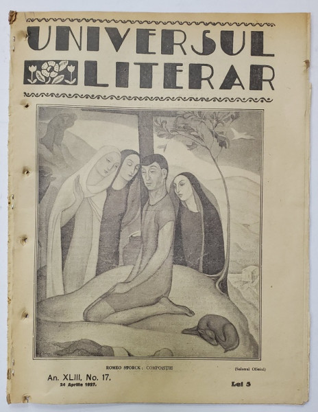 UNIVERSUL LITERAR, REVISTA , NR. 17 , 1927