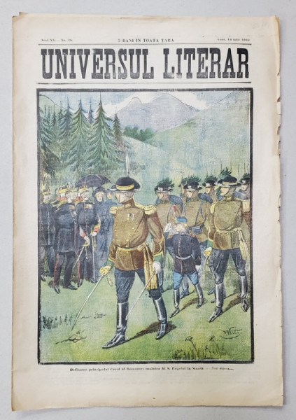 UNIVERSUL LITERAR , ZIAR , NR. 28 , 14 IULIE , 1902