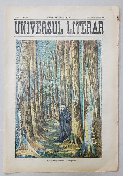 UNIVERSUL LITERAR , ZIAR , NR. 50 , 16 DECEMBRIE , 1902