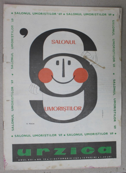 URZICA , REVISTA DE SATIRA SI UMOR , ANUL XXI   , NR. 20 , 1969