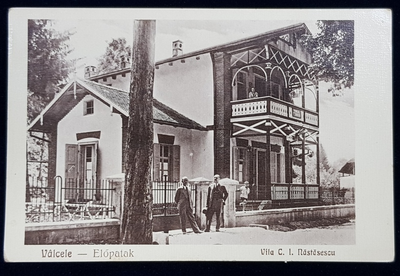 VALCELE , COVASNA  - VILA C. I. NASTASESCU , CARTE POSTALA ILUSTRATA ,MONOCROMA,  NECIRCULATA , DATATA 1933