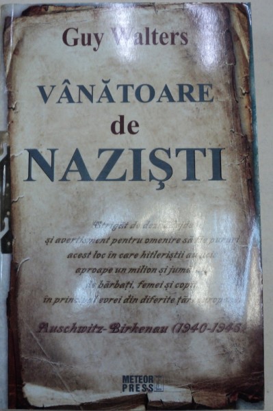 VANATOARE DE NAZISTI-GUY WALTERS