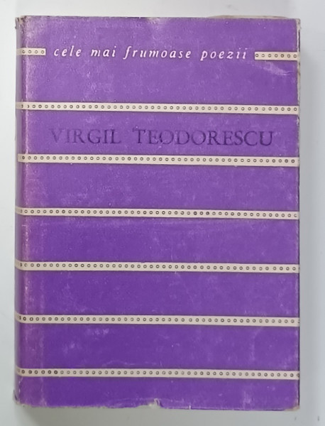 VARSTA CRETEI de VIRGIL TEODORESCU , COLECTIA '  CELE MAI FRUMOASE POEZII ' , NR. 116 , desen de MARCELA CORDESCU , 1970