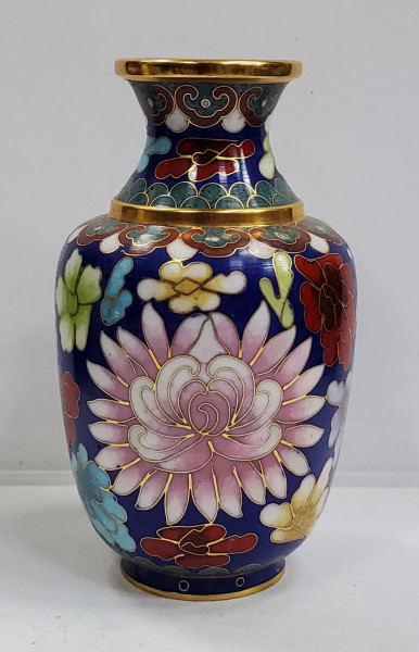 Vas decorativ, Cloisonne, China, Secol XX