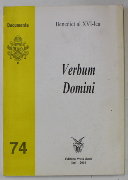 VERBUM DOMINI de PAPA BENEDICT AL XVI - LEA , 2010