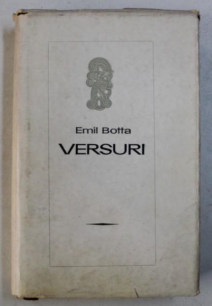 VERSURI de EMIL BOTTA , 1971 , DEDICATIE*