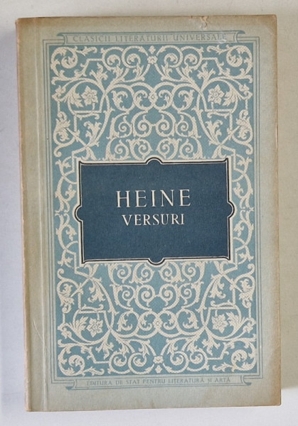 VERSURI de HEINRICH HEINE , 1956 *EDITIE BROSATA