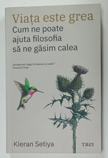VIATA ESTE GREA , CUM NE POATE AJUTA FILOSOFIA SA NE GASIM CALEA de KIERAN SETYA , 2023