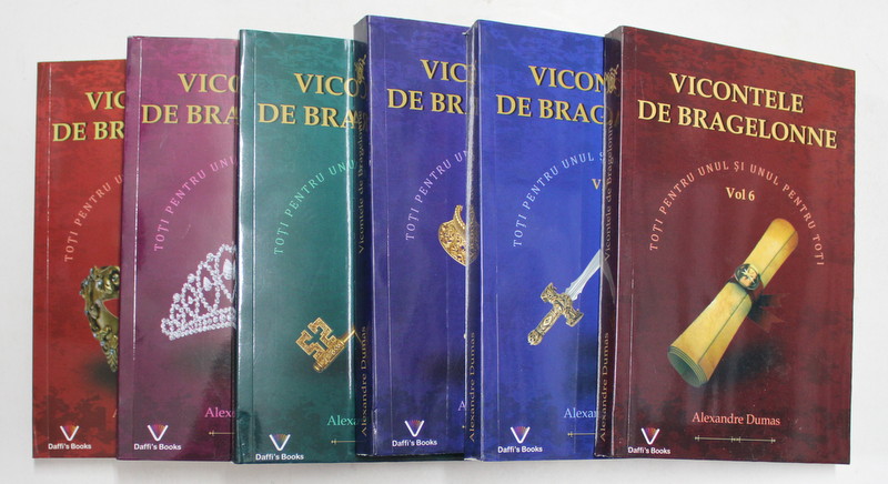 VICONTELE DE BRAGELONNE , VOLUMELE I - VI de ALEXANDRE DUMAS , 2021