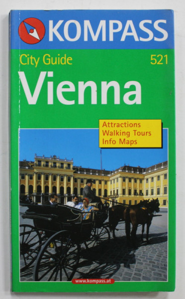 VIENNA , CITY GUIDE , KOMPASS , 2004