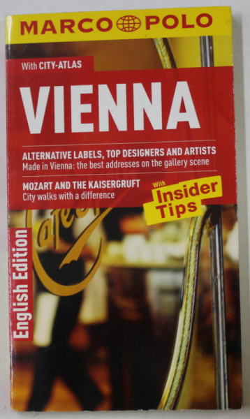 VIENNA , WITH CITY - ATLAS , MARCO POLO GUIDE , 2008