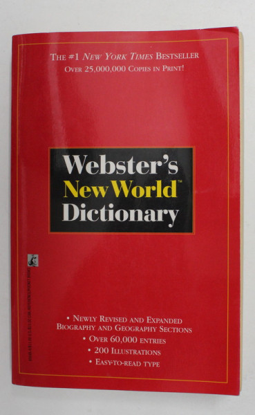 WEBSTER 'S NEW WORLD DICTIONARY by VICTORIA NEUFELDT , 1995