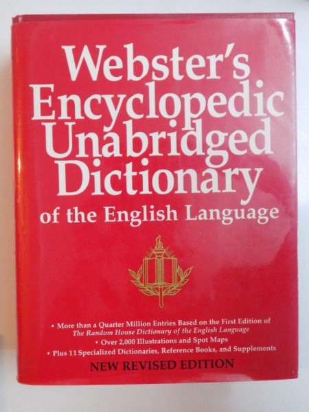 WEBSTER'S ENCYCLOPEDIC UNABRIDGED DICTIONARY OF THE ENGLISH LANGUAGE , 1994