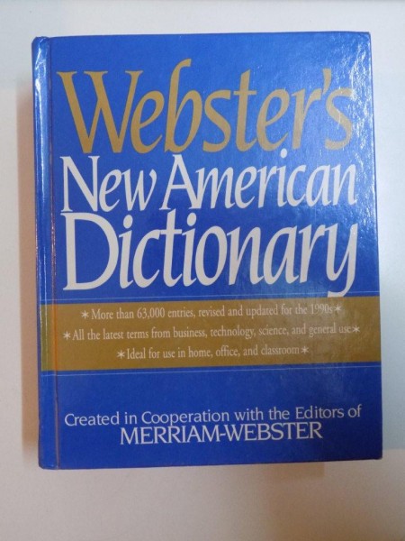 WEBSTER'S NEW AMERICAN DICTIONARY , 1995