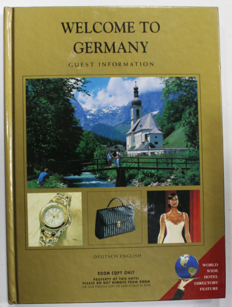 WELCOME TO GERMANY , GUEST INFORMATION , TEXT IN GERMANA SI ENGLEZA , 1996