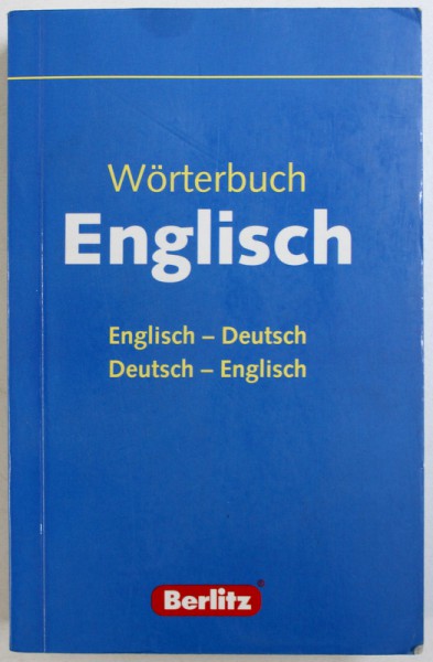 WORTERBUCH ENGLISH / ENGLISH - DEUTSCH / DEUTSCH - ENGLISH